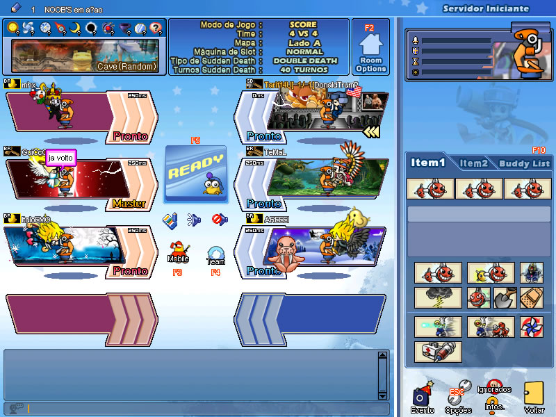GunBound Game Room